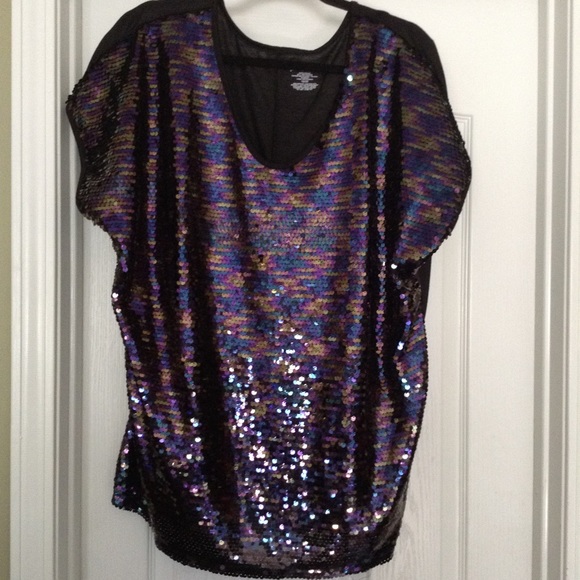 Lane Bryant Tops - Sequined top
